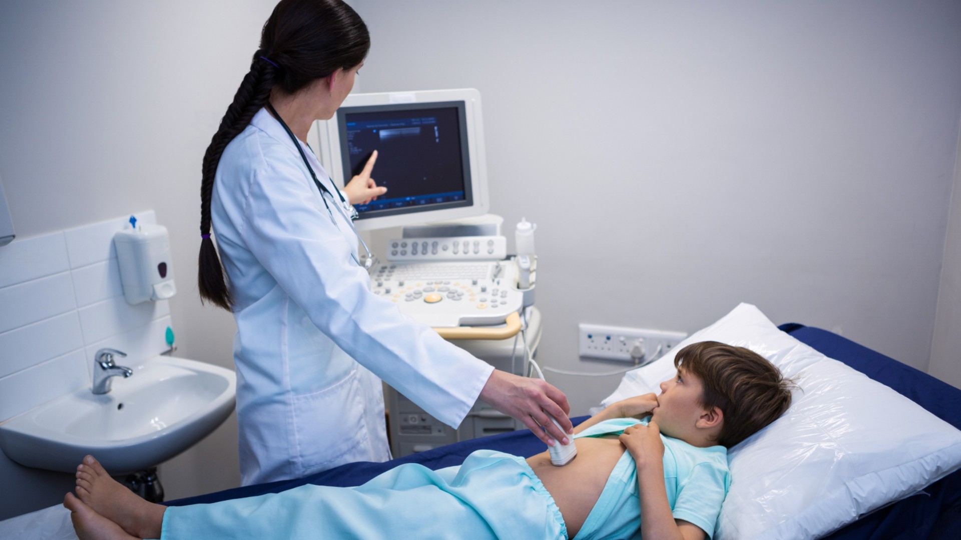 Ultrasound of a child