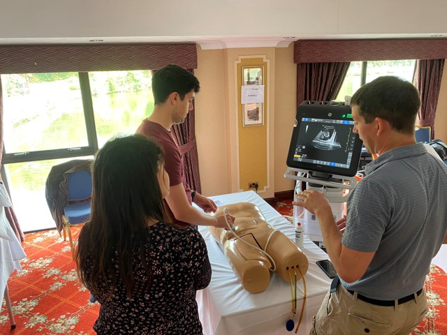 POCUS Frimley: Ultrasound Training with a dummy